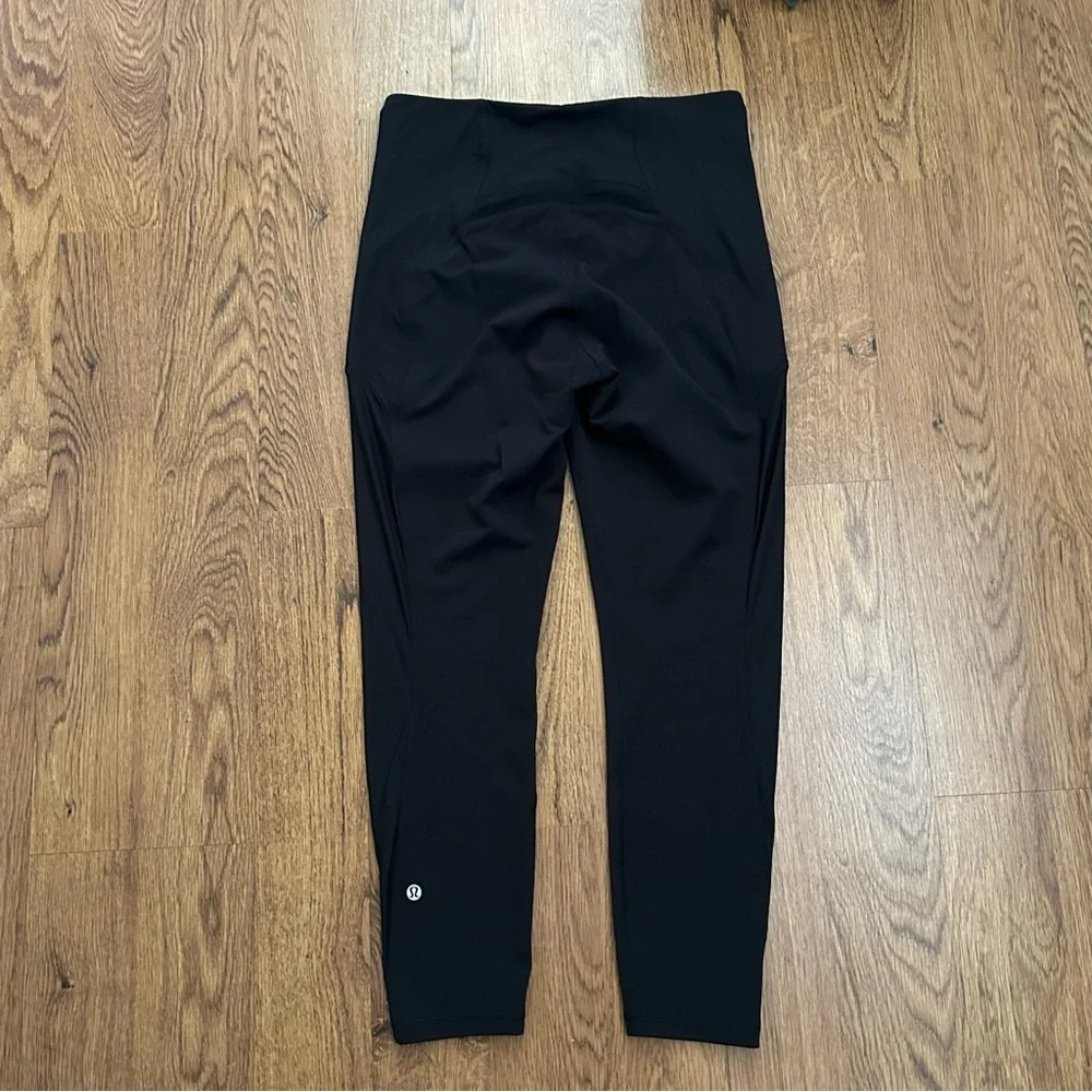 Lululemon Black leggings Everlux and Mesh Super high rise leggings 12 training